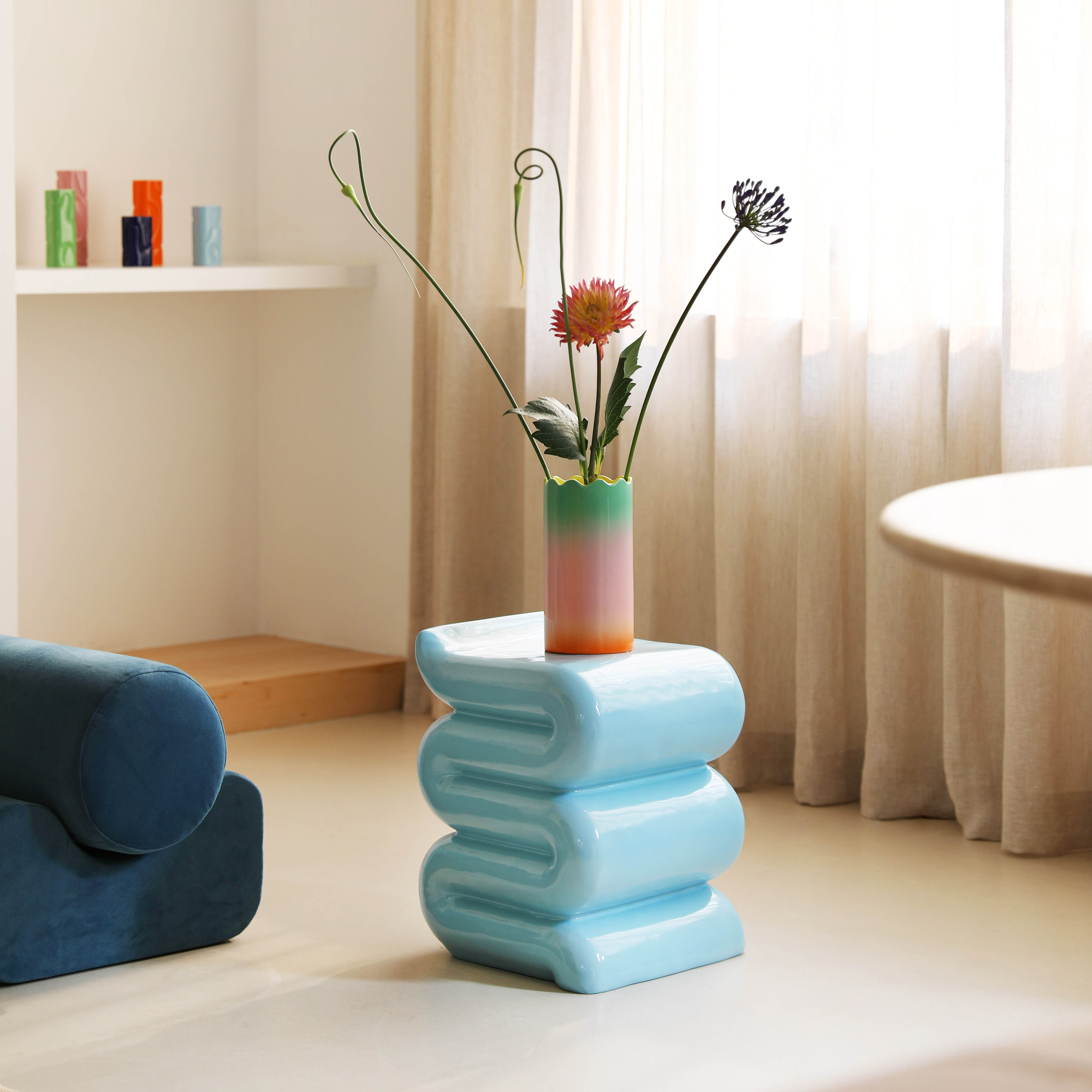 Pillar whip blue - Small furniture - &k Amsterdam